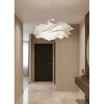 Hängeleuchte CLOUDY mit Kabel 1xE27/40W/230V weiß