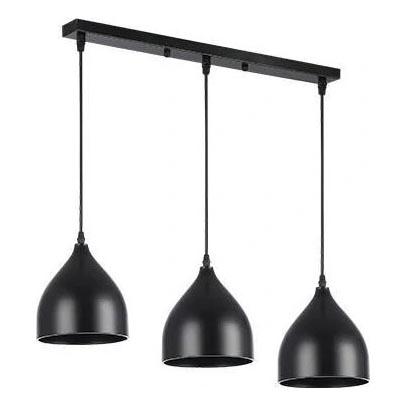 Hängeleuchte COMO 3xE27/60W/230V schwarz