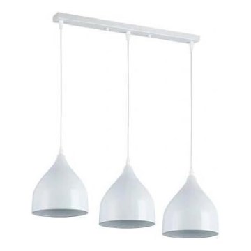 Hängeleuchte COMO 3xE27/60W/230V weiß