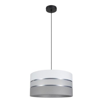 Hängeleuchte CORAL 1xE27/60W/230V d. 40 cm weiß/grau