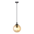 Hängeleuchte COSMO 1xE14/10W/230V d 14 cm schwarz/beige