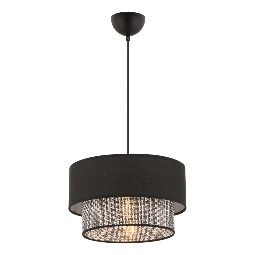 Hängeleuchte ECHO mit Kabel 1xE27/60W/230V schwarz/grau