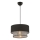Hängeleuchte ECHO mit Kabel 1xE27/60W/230V schwarz/grau