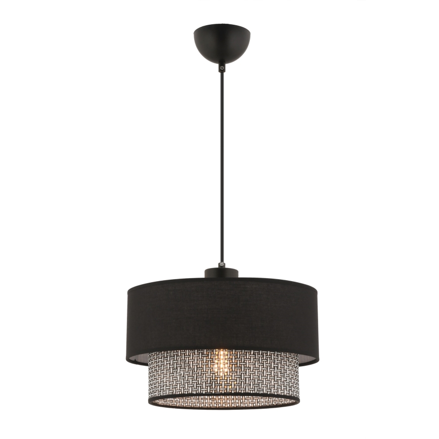 Hängeleuchte ECHO mit Kabel 1xE27/60W/230V schwarz/grau