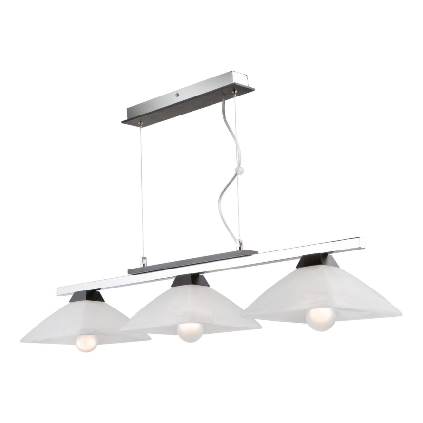 Hängeleuchte ELA 3xE27/60W/230V Buche