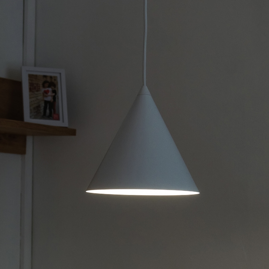Hängeleuchte ETNA II an Kabel, 1x E27/15W/230V, Ø 18,5 cm, weiß