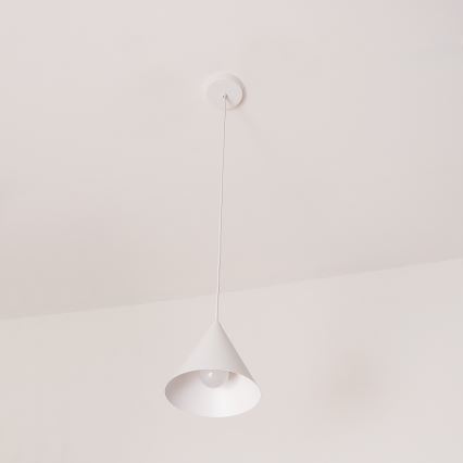Hängeleuchte ETNA II an Kabel, 1x E27/15W/230V, Ø 18,5 cm, weiß