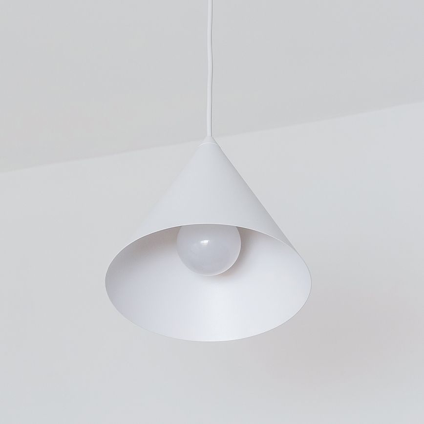 Hängeleuchte ETNA II an Kabel, 1x E27/15W/230V, Ø 18,5 cm, weiß