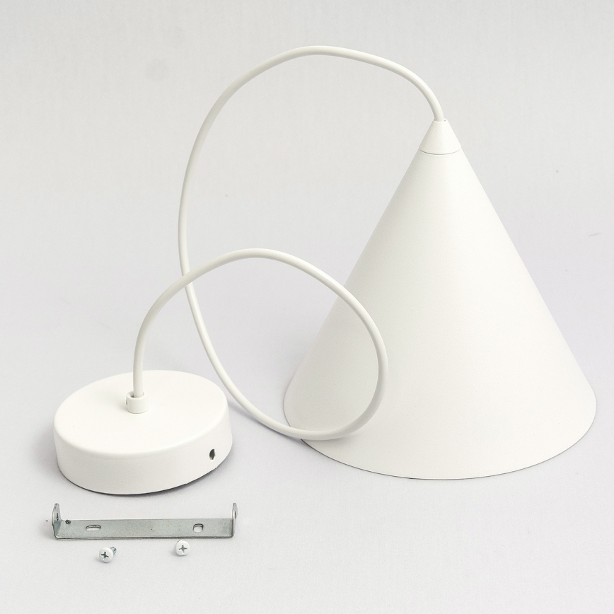 Hängeleuchte ETNA II an Kabel, 1x E27/15W/230V, Ø 18,5 cm, weiß