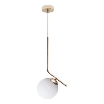 Hängeleuchte FIRA 1xE27/60W/230V golden