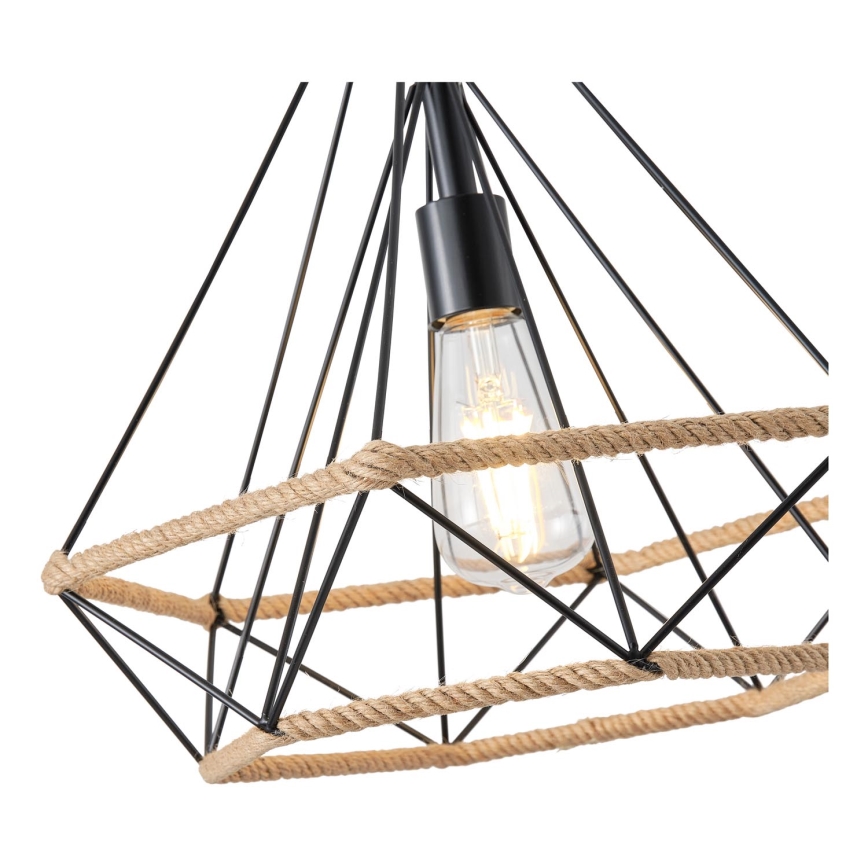 Hängeleuchte FLARE 1xE27/15W/230V d 38 cm beige