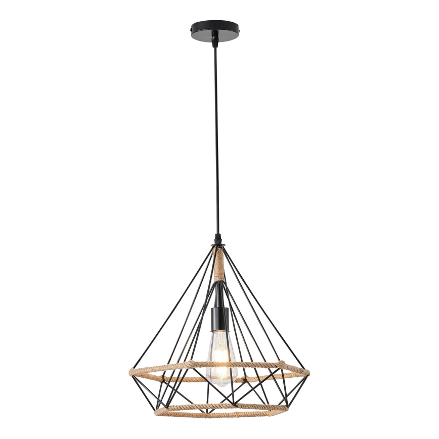 Hängeleuchte FLARE 1xE27/15W/230V d 38 cm beige