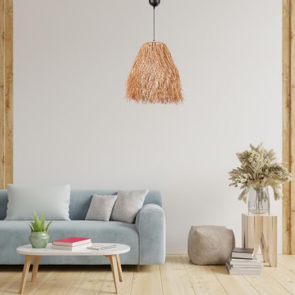 Hängeleuchte FRINGE 1xE27/40W/230V Raffia