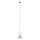 Hängeleuchte für 1-Phasen-Schienensystem CONO 1xE27/15W/230V schwarz/beige