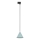 Hängeleuchte für 1-Phasen-Schienensystem CONO 1xE27/15W/230V schwarz/Minze