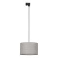 Hängeleuchte für 1-Phasen-Schienensystem TRACER 1xE27/15W/230V d 38 cm schwarz/grau