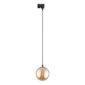 Hängeleuchte für 1-Phasen-Schienensystem TRACER 1xG9/8W/230V schwarz/rauchig braun