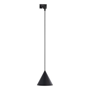 Hängeleuchte für Schienensystem CONO 1xE27/15W/230V schwarz