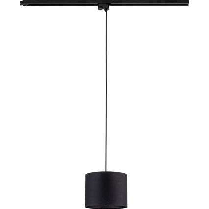 Hängeleuchte für 1-Phasen-Schienensystem TRACER 1xE27/15W/230V d 20 cm schwarz