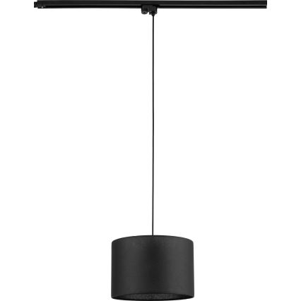 Hängeleuchte für 1-Phasen-Schienensystem TRACER 1xE27/15W/230V d 30 cm schwarz