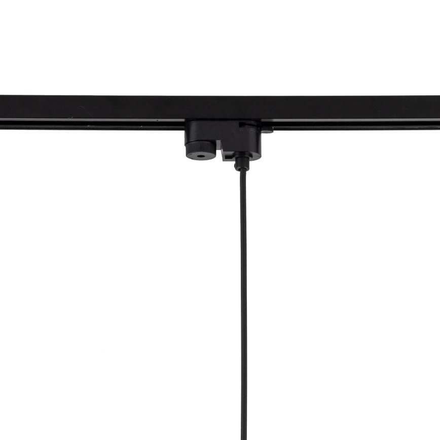 Hängeleuchte für 1-Phasen-Schienensystem TRACER 1xE27/15W/230V d 38 cm schwarz/braun
