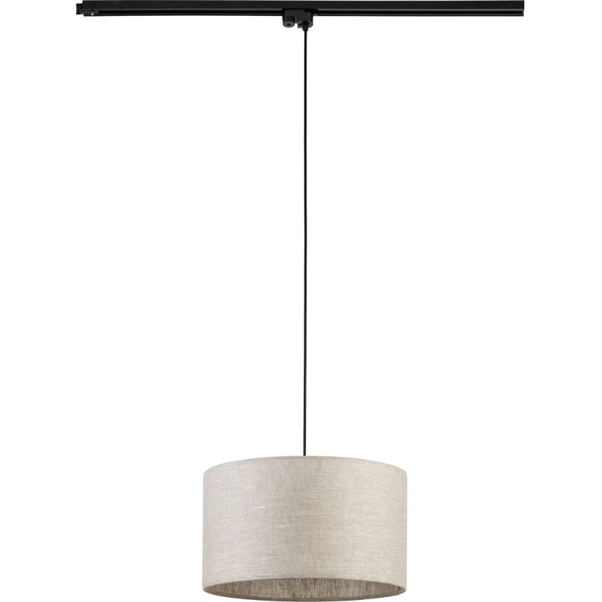 Hängeleuchte für 1-Phasen-Schienensystem TRACER 1xE27/15W/230V d 38 cm schwarz/grau