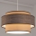 Hängeleuchte GRACE 1xE27/60W/230V beige/braun
