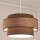Hängeleuchte GRACE 1xE27/60W/230V braun/beige