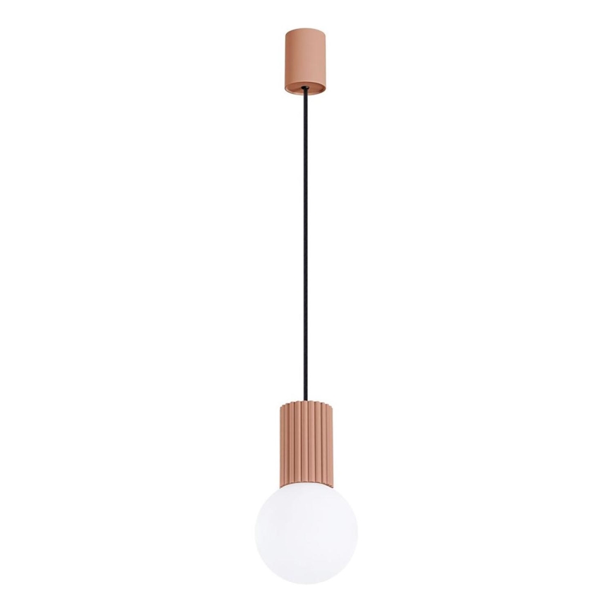 Hängeleuchte HALO 1xG9/8W/230V d 12 cm braun