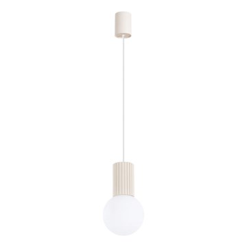 Hängeleuchte HALO 1xG9/8W/230V d 12 cm cremefarben