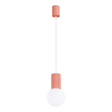 Hängeleuchte HALO 1xG9/8W/230V d 12 cm rosa