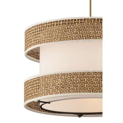 Hängeleuchte HALO mit Kabel 1xE27/60W/230V creme/beige