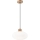 Hängeleuchte HARMONY 1xE27/15W/230V d 30 cm weiß/Eiche