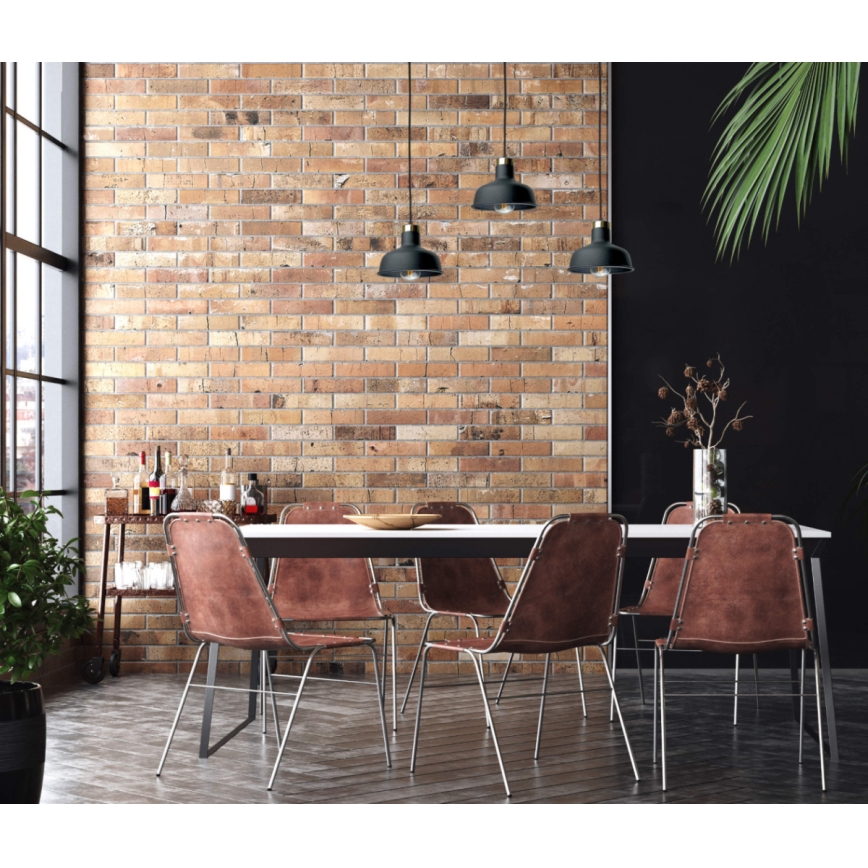 Hängeleuchte HEBE 3xE27/60W/230V schwarz