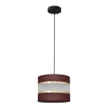 Hängeleuchte HELEN 1xE27/15W/230V Durchschn. 20 cm braun/schwarz/gold