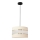 Hängeleuchte HELEN 1xE27/15W/230V Durchschn. 20 cm Cremefarbe/schwarz/gold