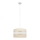 Hängeleuchte HELEN 1xE27/15W/230V Durchschn. 35 cm Cremefarbe/gold