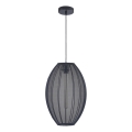 Hängeleuchte KAREI 1xE27/20W/230V d 30 cm schwarz