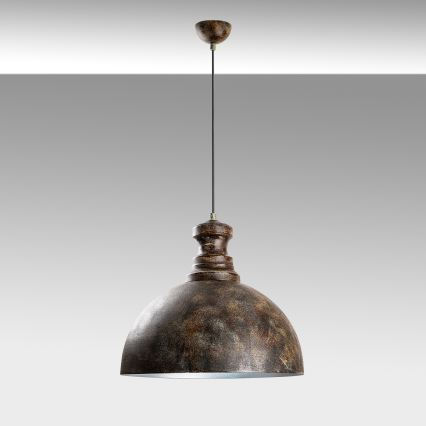Hängeleuchte KURE 1xE27/40W/230V d 40 cm grau
