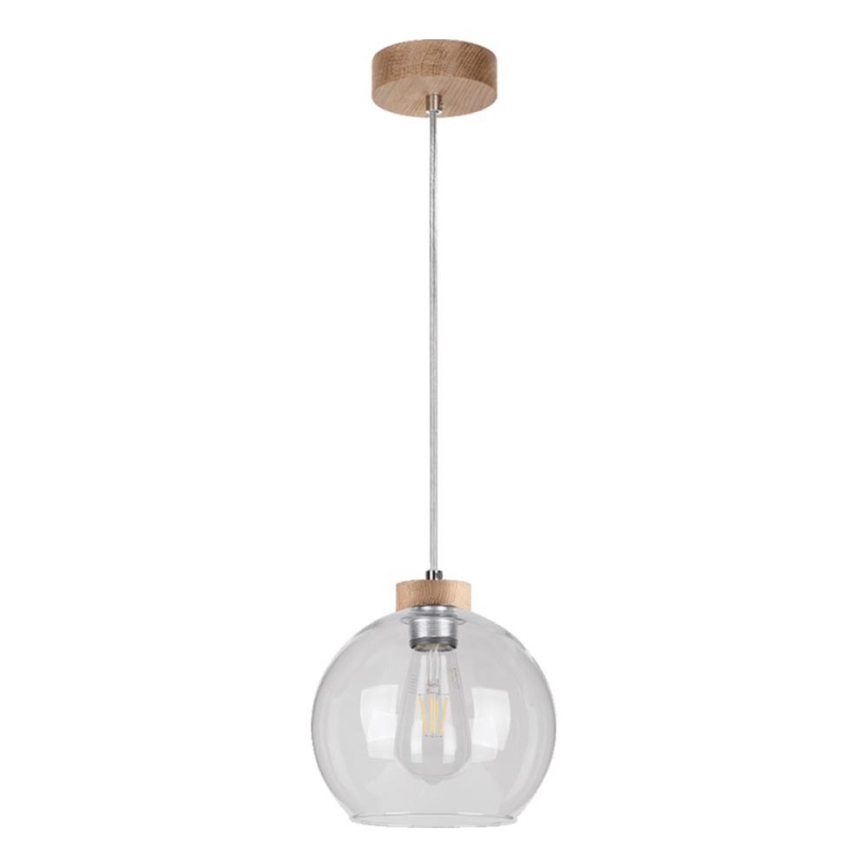 Hängeleuchte LAGUNA 1xE27/60W/230V Eiche