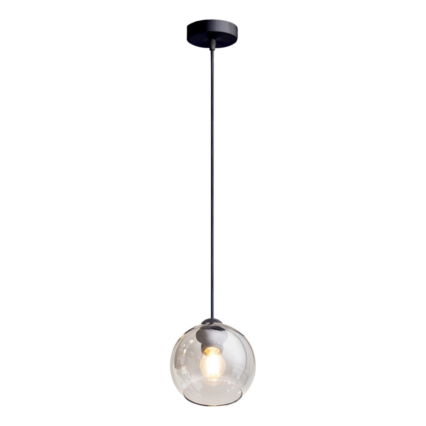 Hängeleuchte LATIL 1xE27/60W/230V schwarz