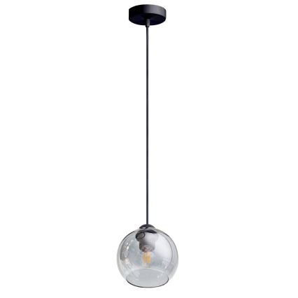 Hängeleuchte LATIL 1xE27/60W/230V schwarz