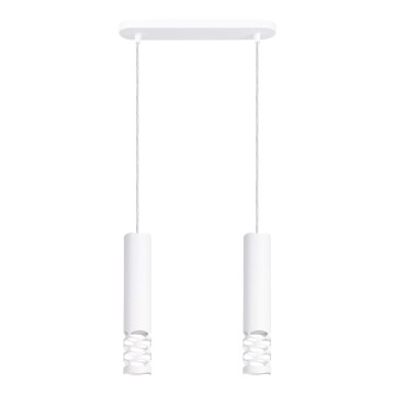 Hängeleuchte LIRO 2xGU10/10W/230V weiß