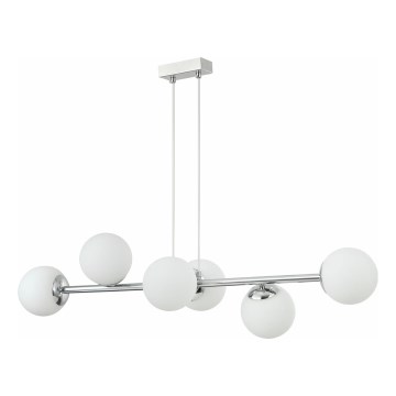 Hängeleuchte MADDIE 5xE14/5W/230V, glänzender Chrom