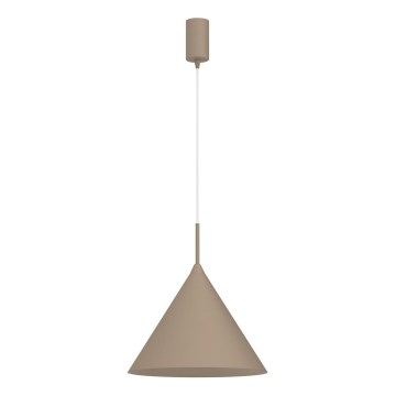 Hängeleuchte mit Kabel CAPITAL 1xGX53/15W/230V Ø 32 cm taupe