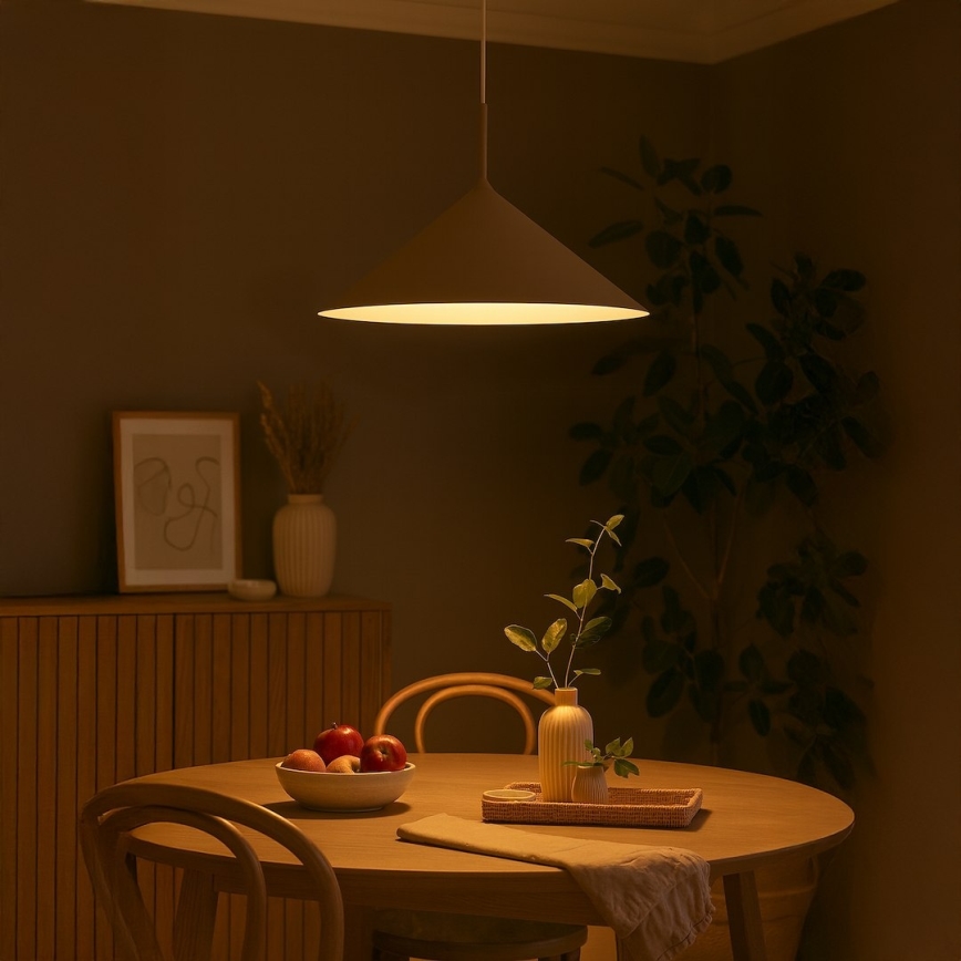 Hängeleuchte mit Kabel CAPITAL, 1xGX53/15W/230V, Ø 60 cm, taupe