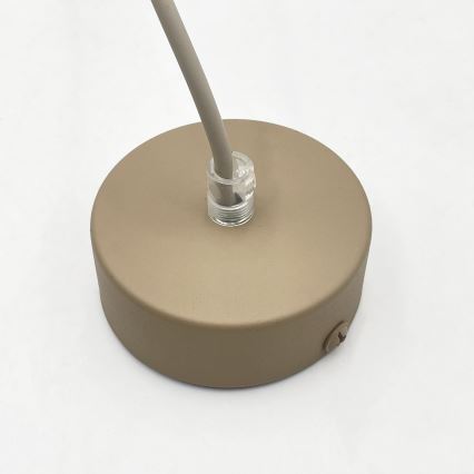 Hängeleuchte mit Kabel DESTELLO 1xE27/15W/230V, Ø 21 cm, beige