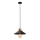 Hängeleuchte mit Kabel MANAVGAT 1xE27/40W/230V schwarz/braun