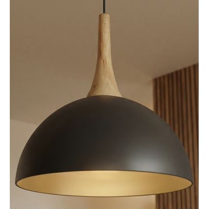 Hängeleuchte mit Kabel NAUTICA 1xGX53/12W/230V schwarz