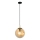 Hängeleuchte mit Kabel OSCAR 1xE27/40W/230V, rauchbeige
